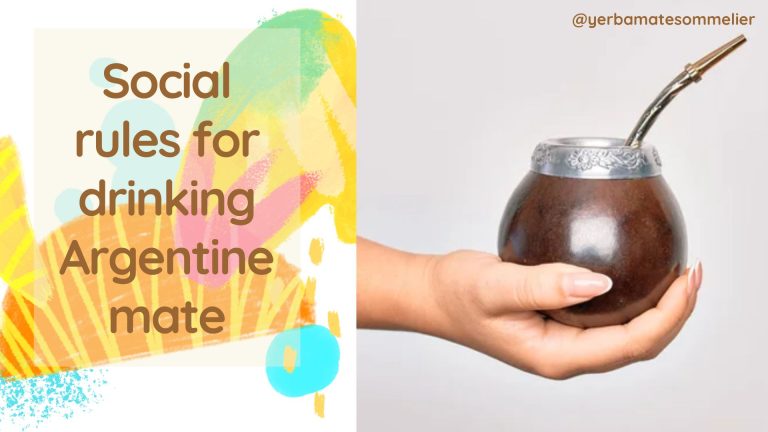 Social rules for drinking argentine mate – English