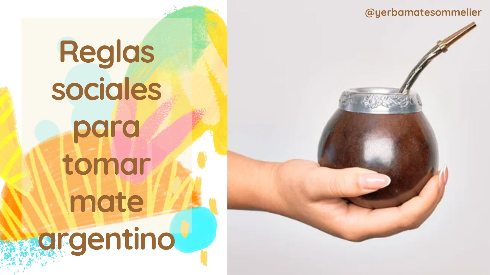 Reglas sociales para tomar mate argentino- Español