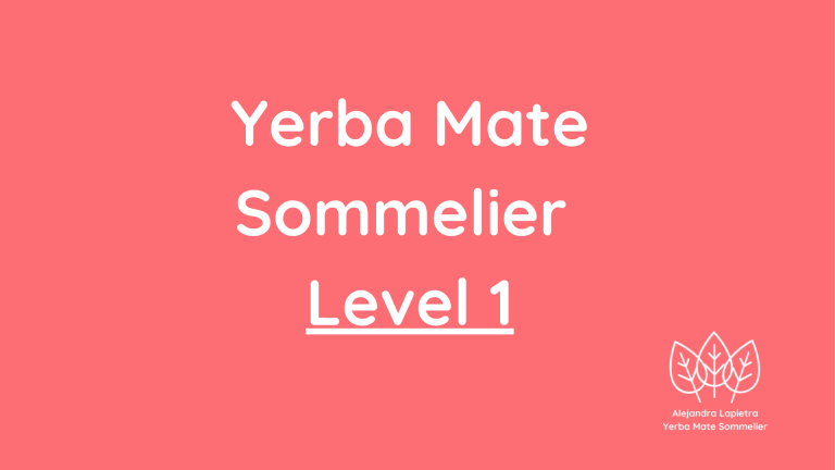 Yerba Mate Sommelier- Level 1 – English