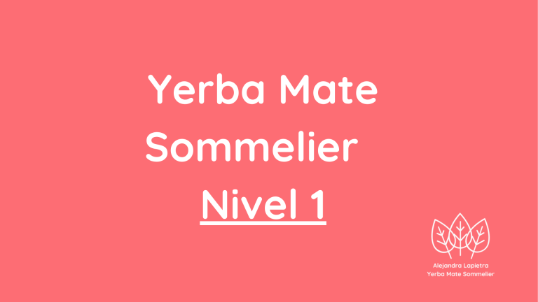 Yerba Mate Sommelier – Nivel 1 – Español